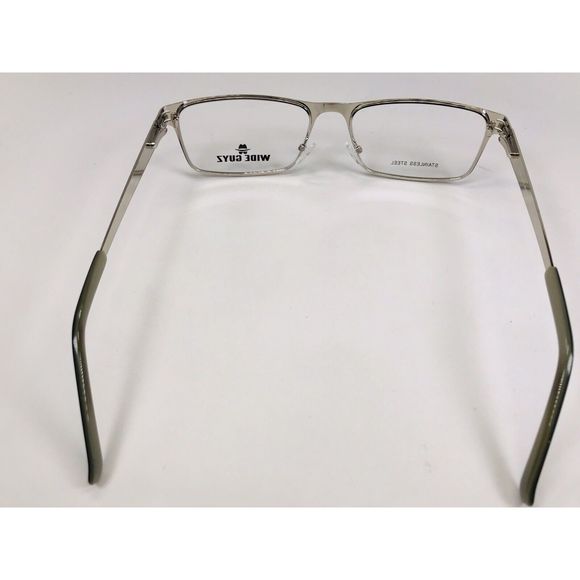 New Wide Guyz Pewter BOSS Eyeglasses 58mm for The Stylish Large Man - Picture 10 of 12